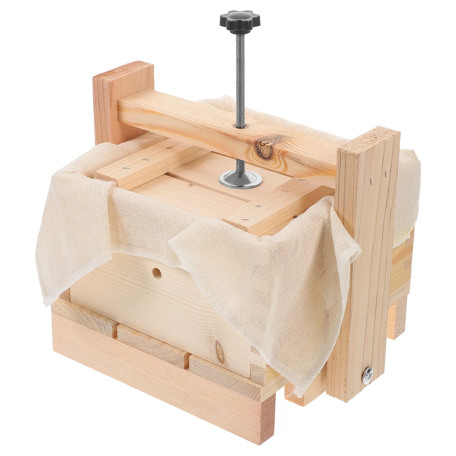 

Tofu Mold Bean Curd Making Wooden Tool Pressing Home Maker Kitchen Molds Tofu Presser Compact Lightweight DIY Homemade