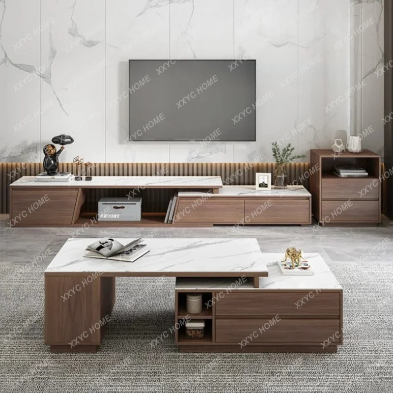 LSimple Floor Modern Tv Cabinet Storage Light Luxury Living Room Cabinet Home Drawer Meuble Tv Luxe  House Furniture