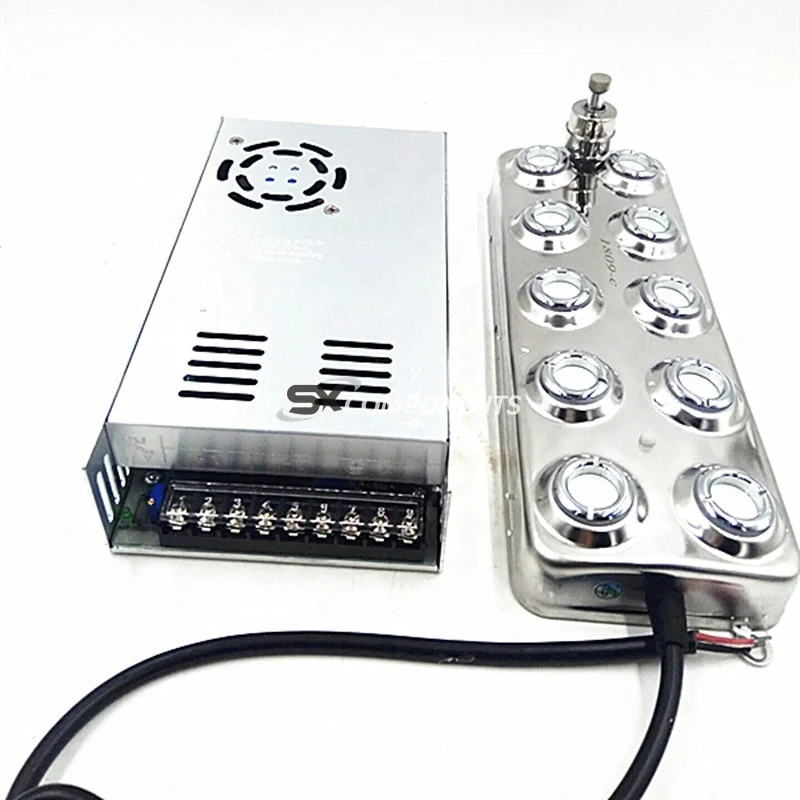 

DC 48V New Ultrasonic Atomizer Industrial Humidifier Fog Machine Parts 5Kg/H Ultrasonic Mist Maker Fogger 10 With Power