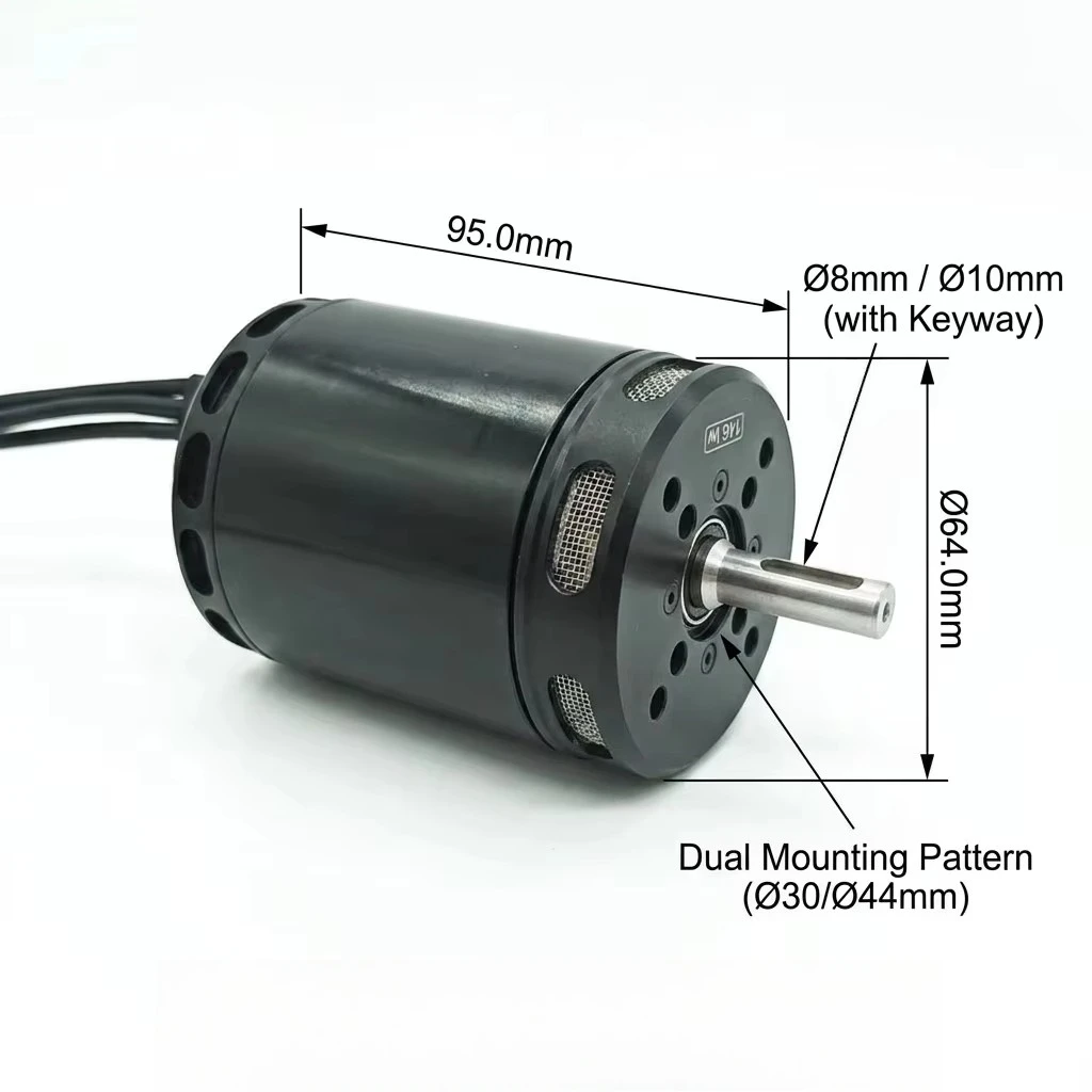 Brushless skateboard motor 9000W high-power belt drive electric long board