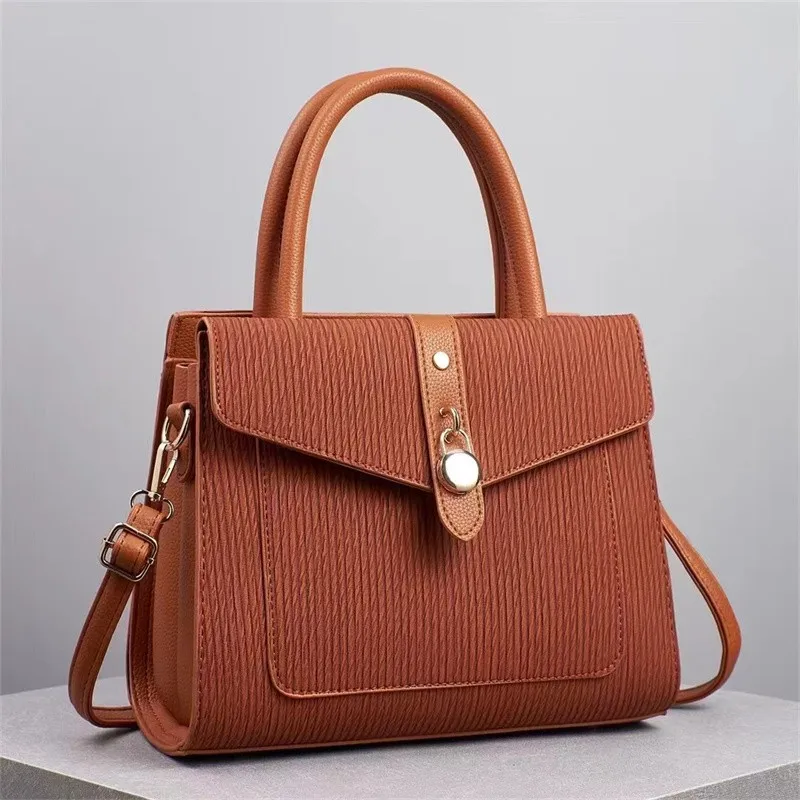 

Solid Color Elegant Leather Classic Designer Commuter Bag Best Superstar Show For Casual Simple Leisure Business Use