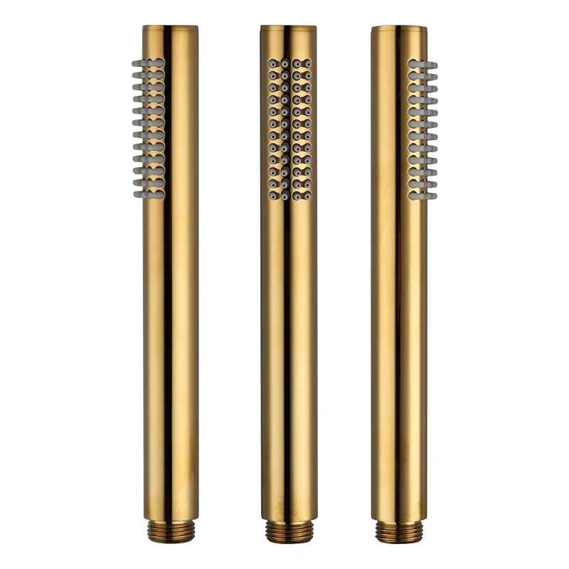 Brass Handheld Shower Head Brushed Golden Hand Held Shower Sprayer Nickel Bath Sprinkler Matte Black Rose Gold Handshower Chrome