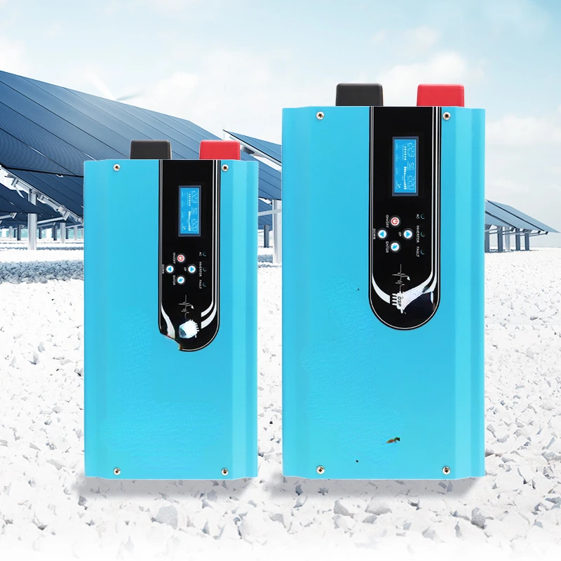 1.5kw 2kw 3kw 4kw 5kw 6kw 7kw Low Frequency 12v 24v 48v to 220v Off Grid Hybrid Solar Power Pure Sine Wave Inverter Charger