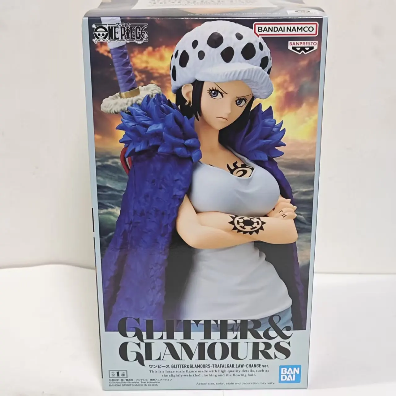 

Original Bandai BANPRESTO One Piece Glitter&Glamours Law Change Ver Action Figures Model Figurine Figure Collectible