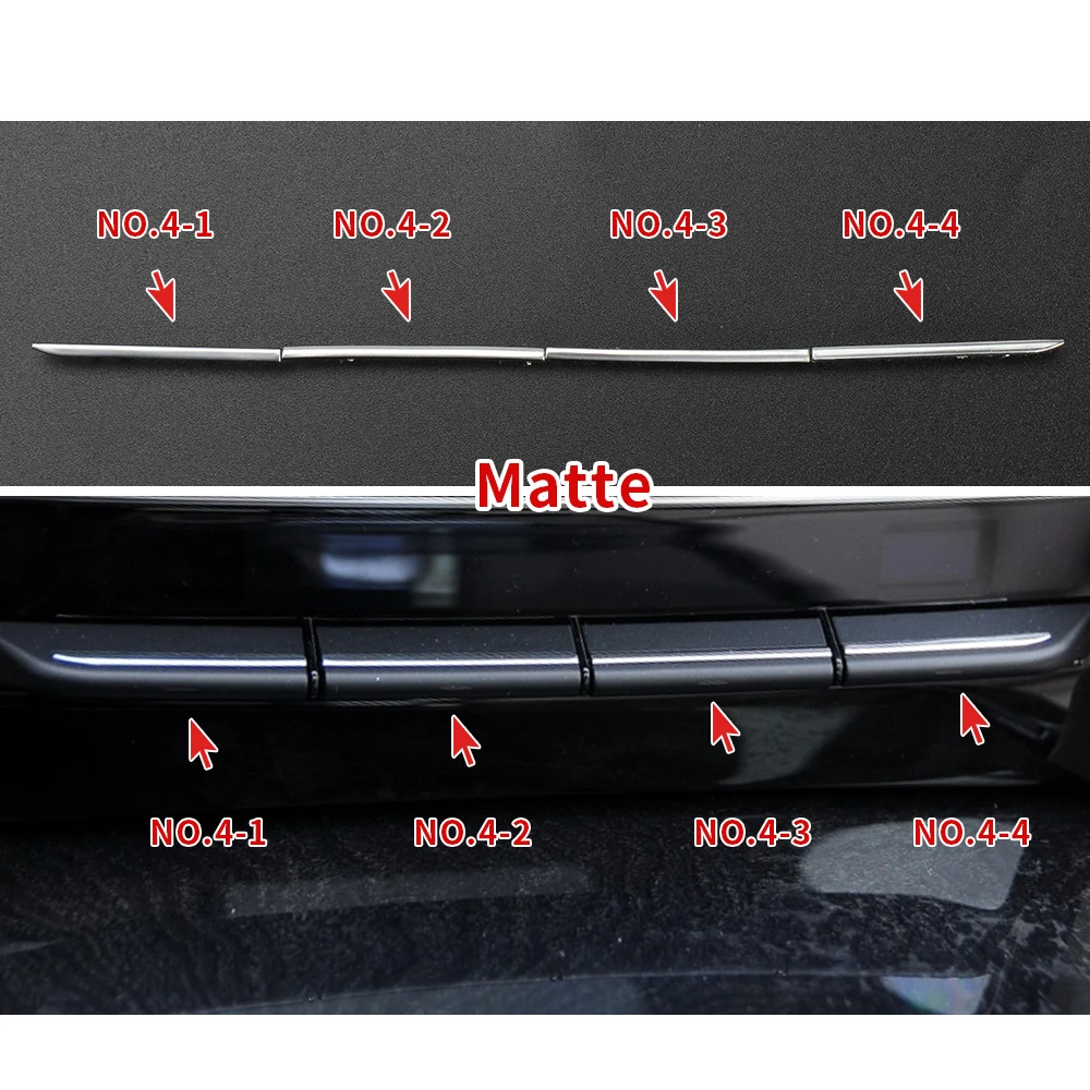 Matte For Mercedes Benz E Class W212 Car Front Console Air Conditioning Buttons Decoration Trim Electroplating Strip Replace