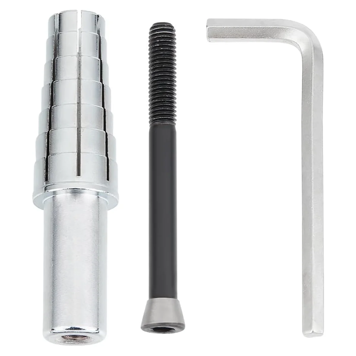 1 Set Expansion Ring Mandrel with Hexagonal Internal Wrench for Lathe Heavy Duty Ring Shaping Tool for Ring Turning 7-14