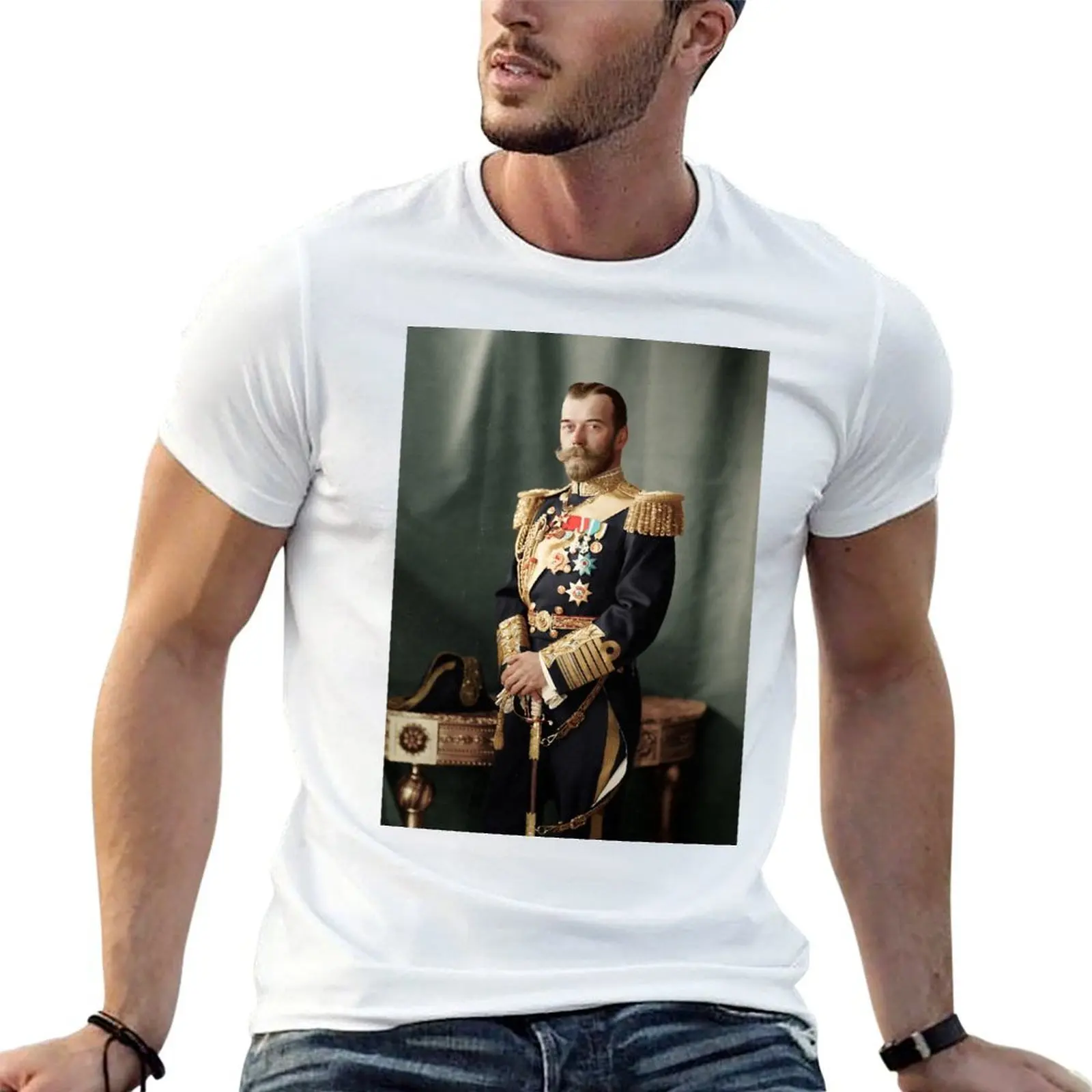 

II t man cotton Nicholas t T-Shirt g Tsar pack shirt man for for shirts shirt men t