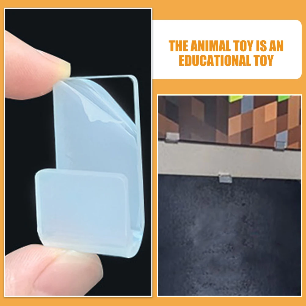 

15pcs Transparent Acrylic Rack Cd Rack Vinyl Storage Wall Mount Holder Cd Display Shelf ganzier Hanging Decor