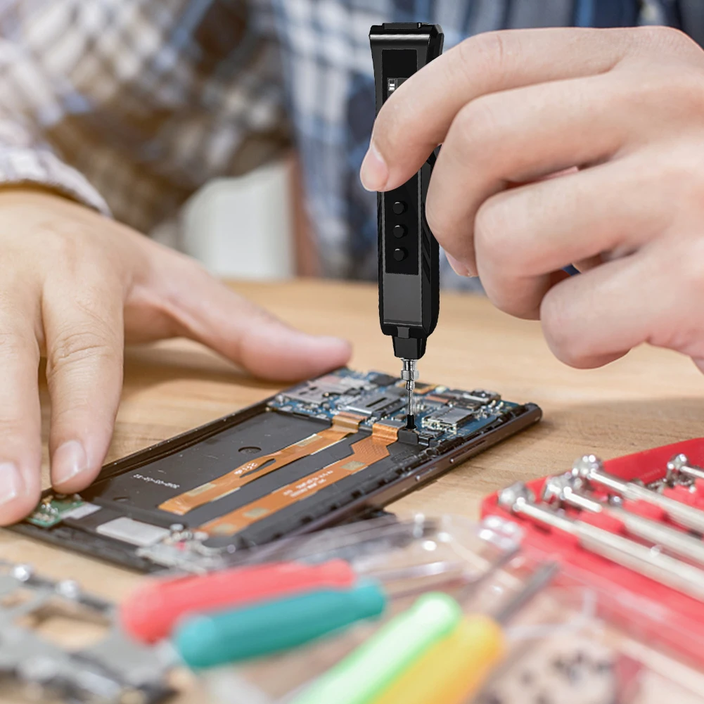 

Electric Vacuum Chuck Suction Pen Anti Static Rechargeable Vacuum Pickup Tool for IC Component Placement and SMD Chip Rework