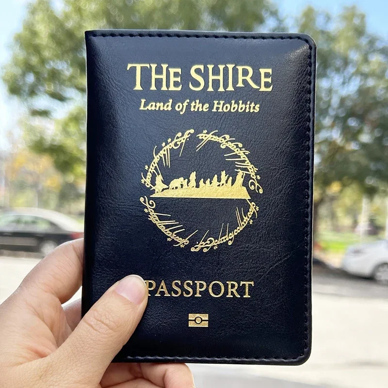 Shire of The Hobbit Copertina per passaporto Accessori da viaggio Regali per la famiglia Porta passaporto Kingdom of Fairy Hobbiton