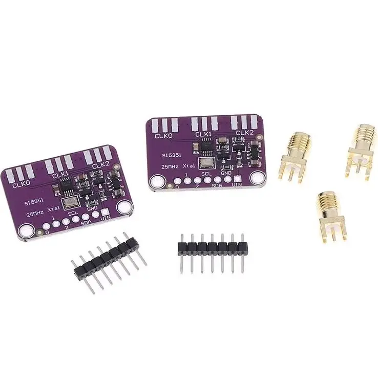 DC 3V-5V Si5351A Signal Generator Clock 8KHz-160MHz I2C Si5351 Clock Generator Breakout Board Module