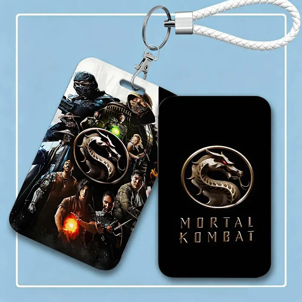 Game M-Mortal K-Kombats Holder Access Card Sleeve Keychain Work Badge Clip Neck Lanyard For Office And Campus Use Name Tag - view 2