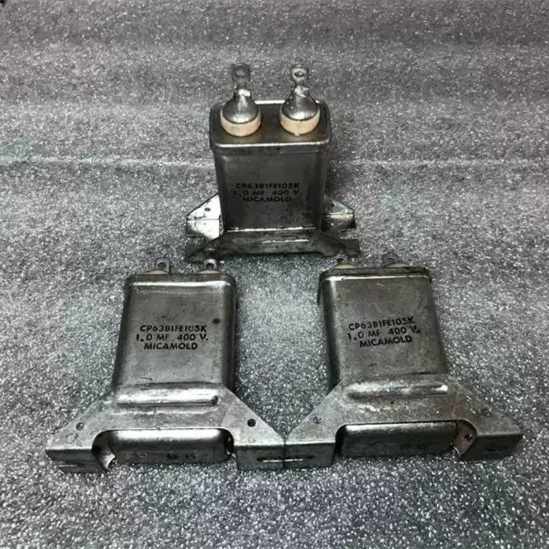 

Антикварный американский масляный конденсатор MICAMOLD CP63BFE 400 В 1 мкФ, связанный с маслом, погружной конденсатор
