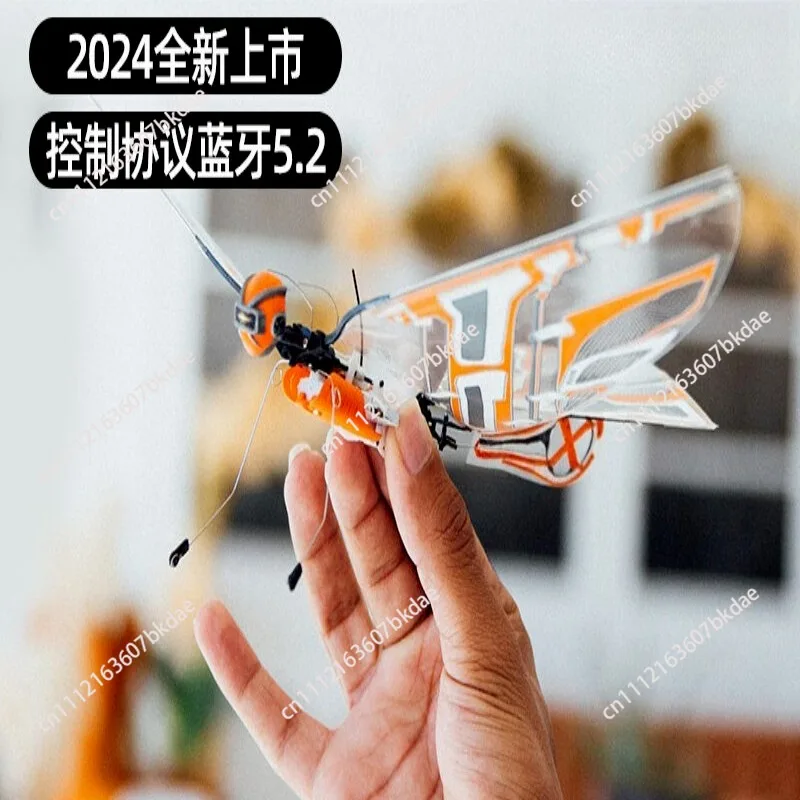 Smart RC Bionic Flying Bird Flapping Wing Insect Mini Dragonfly Outdoor Flying Tech Toy Gift for Kids Adults Birthday Present