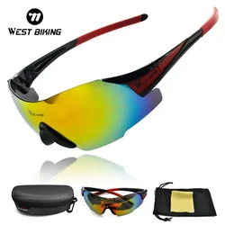 WEST BIKING Cycling Glasses Windproof Outdoor Sports Goggles Sunglasses MTB Road Bicycle Protection Eyewear Cycling Equipment