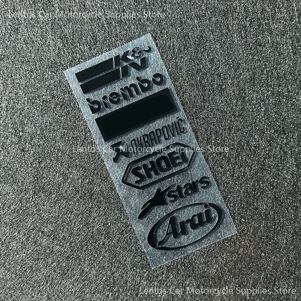 Reflecterende waterdichte laserstickers voor motorfietsmodificatie, racesponsordecoratie, scooter, spatbord, helm, auto-decals