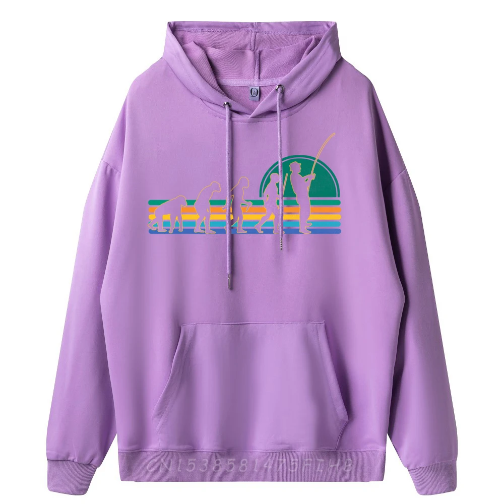 Retro Fishing Evolution Of Man Fisherm Red And Black Graphic Hoodie Sweater Aesthetic Christmas Sweater