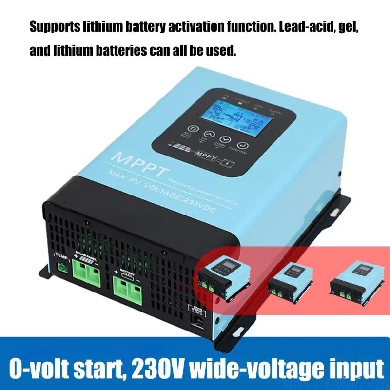 

Automatic Recognition Solar Controller User Friendly MPPT Solar Controllers for Home Off Systems 448A