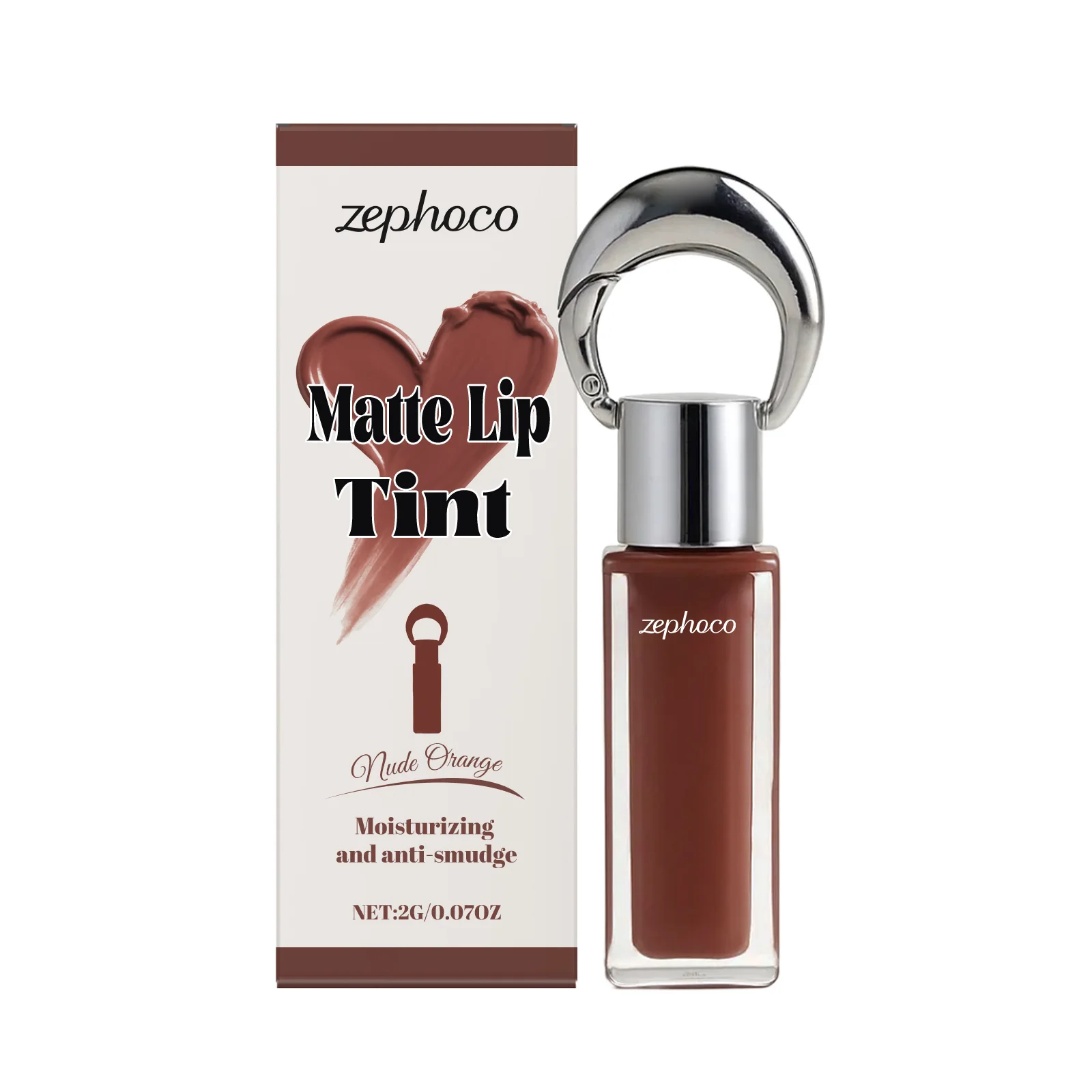 La luce dell'acqua a specchio per smalto setoso opaco arancione nudo contiene il colore senza togliere il trucco migliora la carnagione facile da colorare