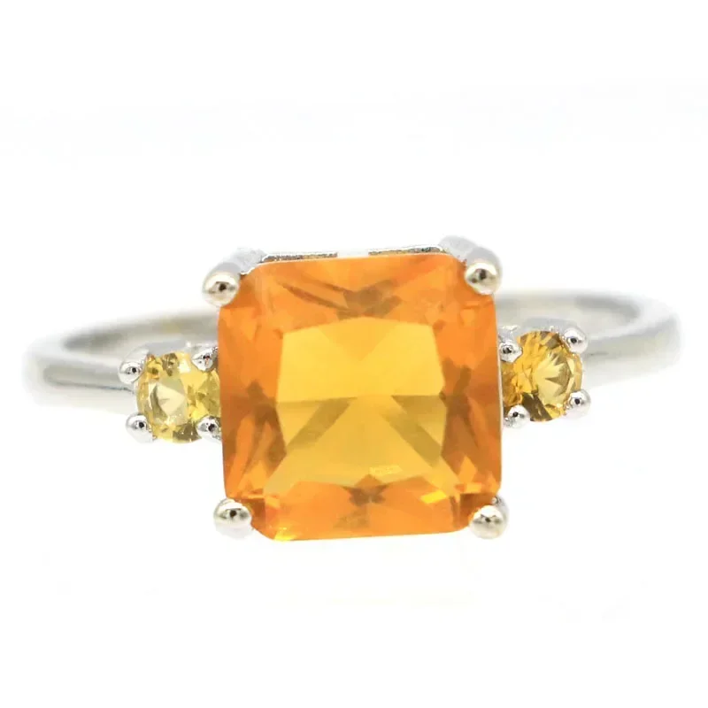 

925 SOLID STERLING SILVER Customized Rings Citrine Peridot London Blue Topaz Rhodolite Garnet Many Sizes 5.5-10