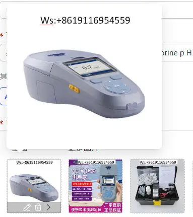 

Qingshijie Portable Swimming Pool Water Quality Detector Residual Chlorine pH Value Measurement Tool
