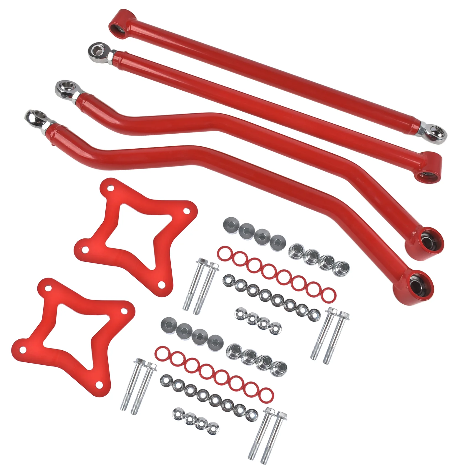 AP03 Rear Lower Left Right Radius Arms/Rods for 2014- Polaris RZR XP 1000 XP 4 1000 (Red)