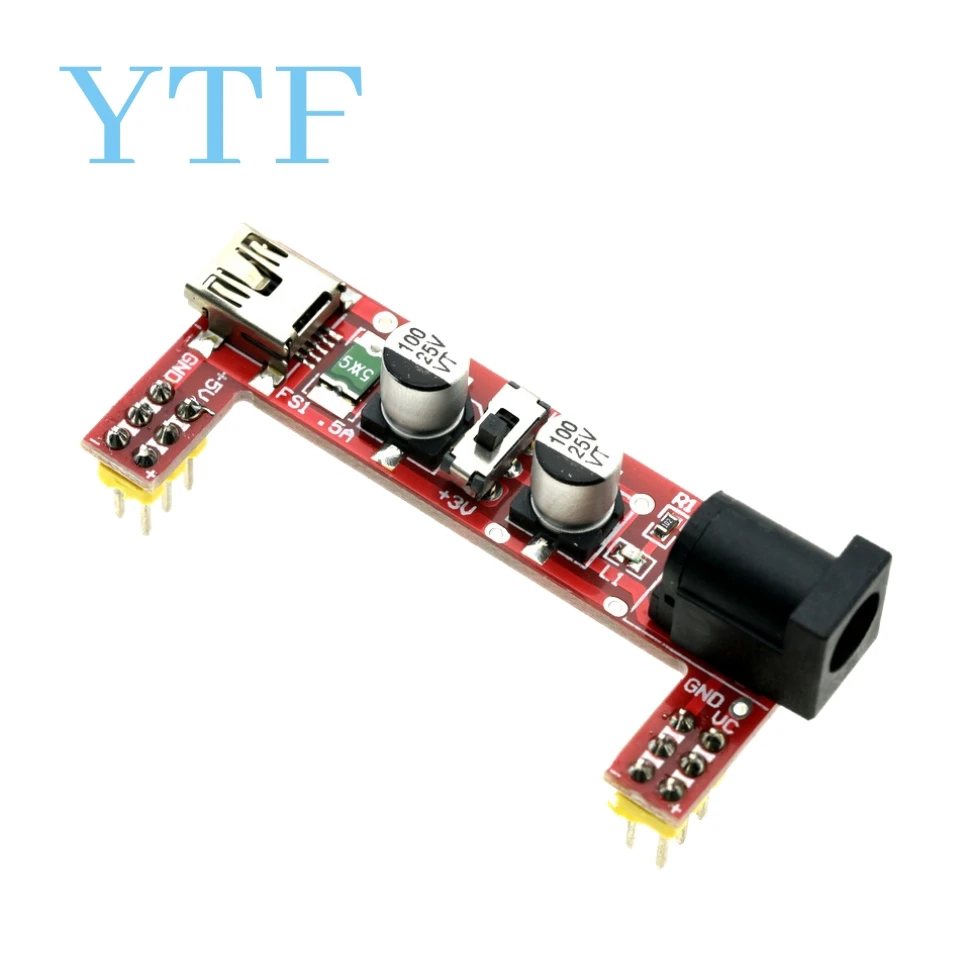 Breadboard Special Power Module 2-way 5V/3.3V Red (excluding Breadboard)