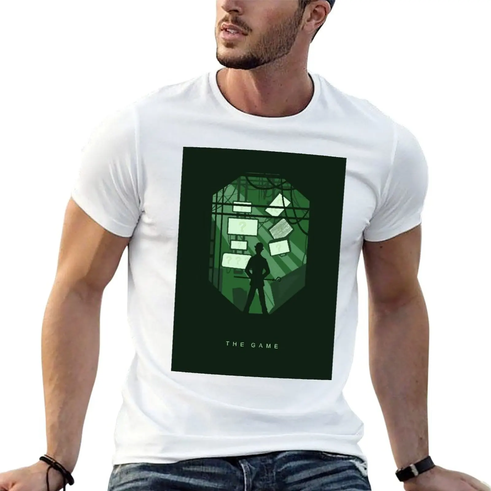 

man man shirt t high cotton quality cotton The t Game T-Shirt shirt heavy