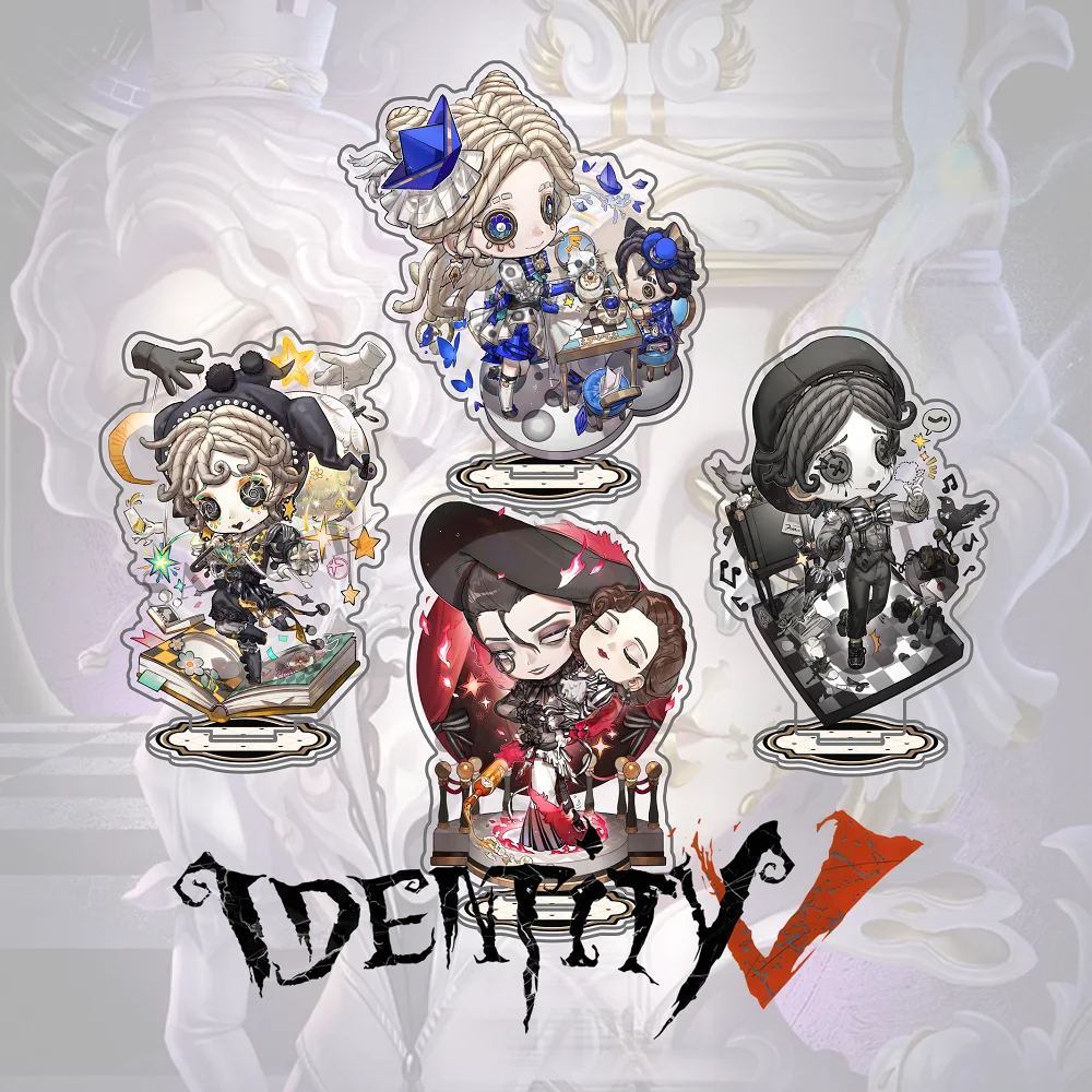 Identity V！Chibi style Q High Transparency Double-Sided Printed Acrylic Stand Desktop ornaments Gifts keychain 13cm