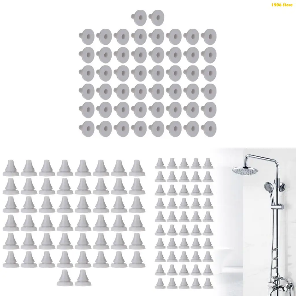 

U1JB 50Pcs Shower Head Replacement Nozzles Shower Head Silicone Nozzle Sprinkler