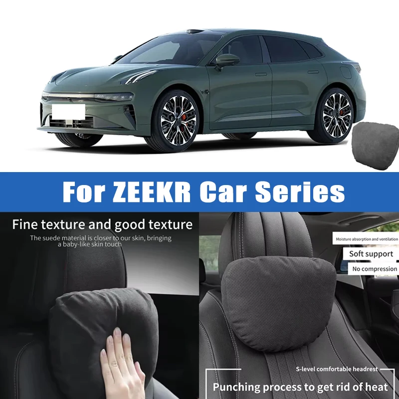 

Top Quality Car Headrest Neck Support Seat Soft Neck Pillow Breathable For ZEEKR 001 007 009 X 7X 8X 9X MIX