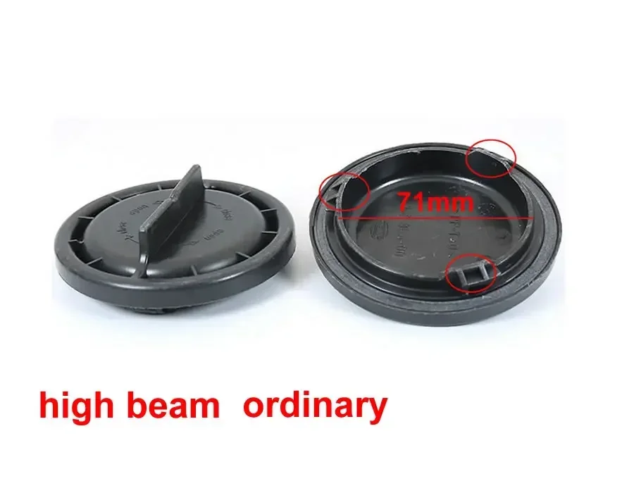 Low High Beam Headlight Dust Cover Waterproof Seal Headlamp For Benz W164 ML300 ML320 ML350 ML400 ML450 ML500 Cap 71mm 101mm