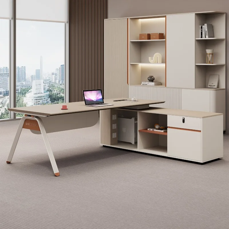 

Decoration Luxury Office Desk Space Saving Reception Design Minimalist Office Desk Professional Meuble Bureau Unique Furniture
