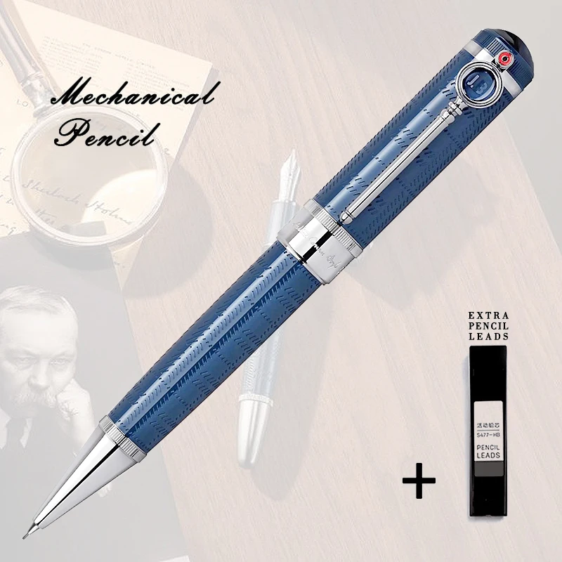 AGD Premier 1:1 Top Quality Sir Arthur Conan Doyle MB Mechanical Pencil With Magnifying Glass Round Design and Number 4956/9000