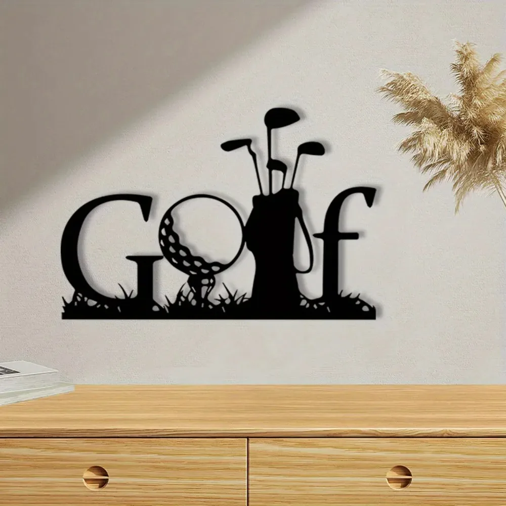 CIFbuy Modern Golf Aluminum Wall Art 12x16 Waterproof Durable Powder Coated for Home Living Room Office Bar Decor