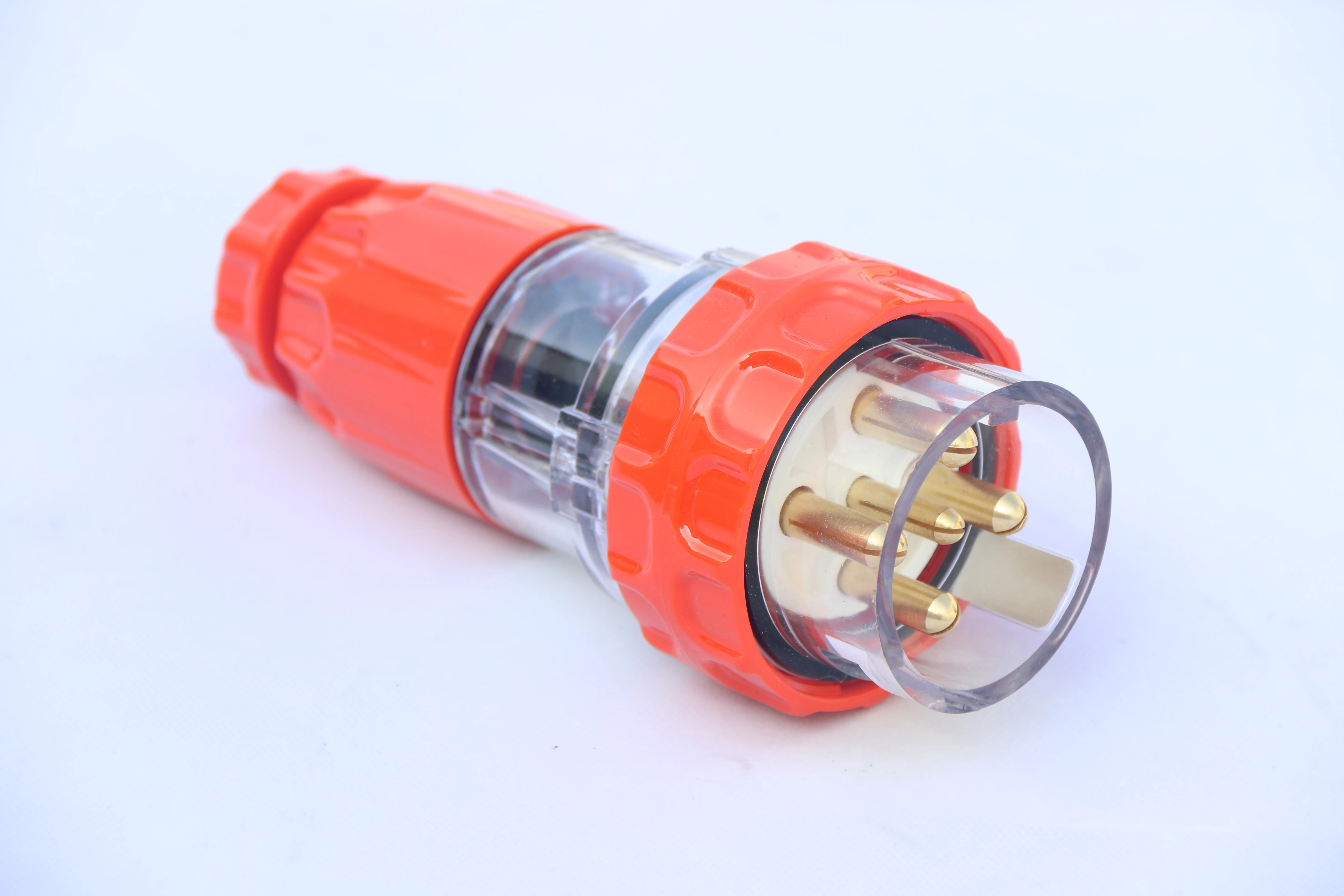 AU IP66 Waterproof  500V 5Pin 32A Industrial Socket Plug Male and Female Socket With Plastic Covers for Power Distribution Box