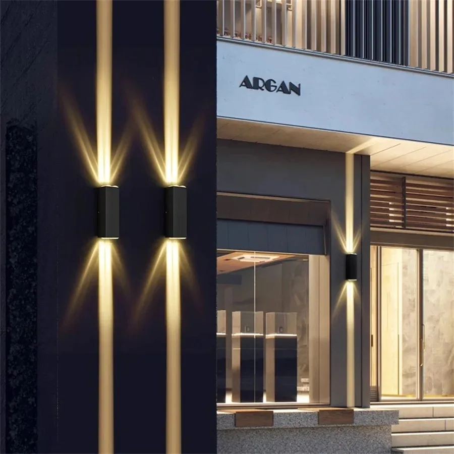 Indoor and Outdoor Wall Lamps for Villa, Courtyard, Pillar Spotlight, Stair Light, Boundary Light, LED Home Lighting