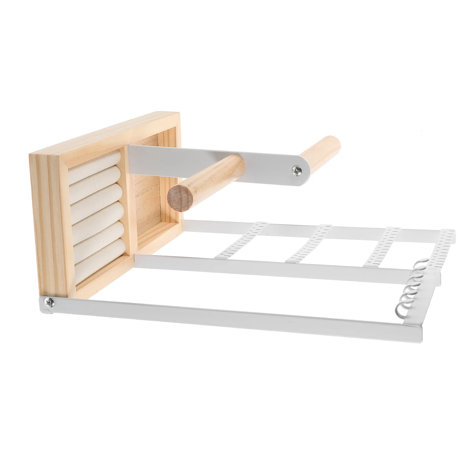 

Jewelry Stand Wooden Base Large Capacity Organizer Necklace Bracelet Earrings Storage Rack Display Organizer for Vanity
