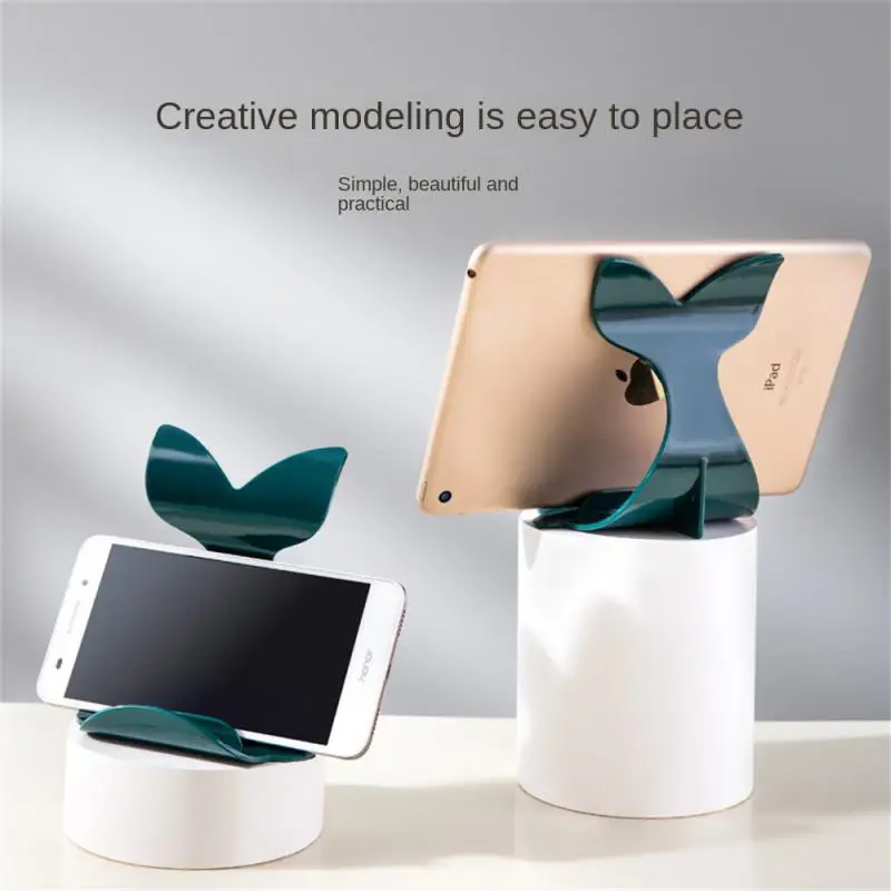 Whale Desktop Mobile Phone Holder Creative Cartoon Holder Floor Mini Gadget Base Lazy Plank