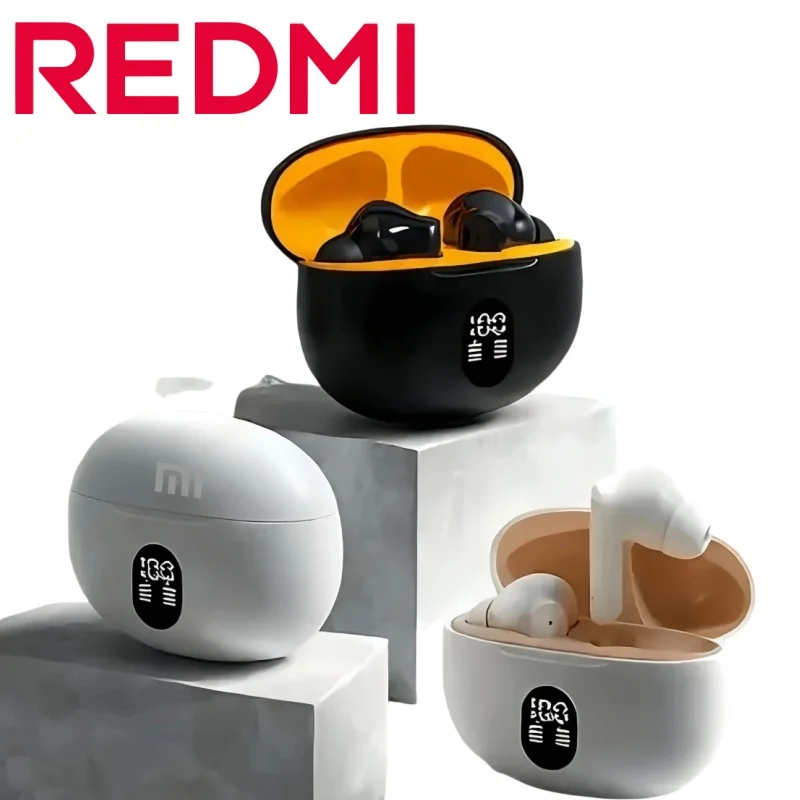 

Original REDMI Wireless Bluetooth Headphones TWS Headsets With Mic Stereo Sport In-ear Earphone Touch Control Long Standby