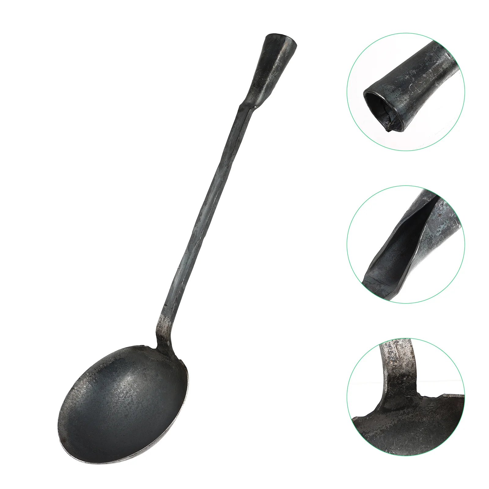 

Металлическая лопатка для земли с тонкой отделкой, гладкой ручкой и эргономичным дизайном, для корма для собак и кошек, садовая лопатка, многофункциональная.