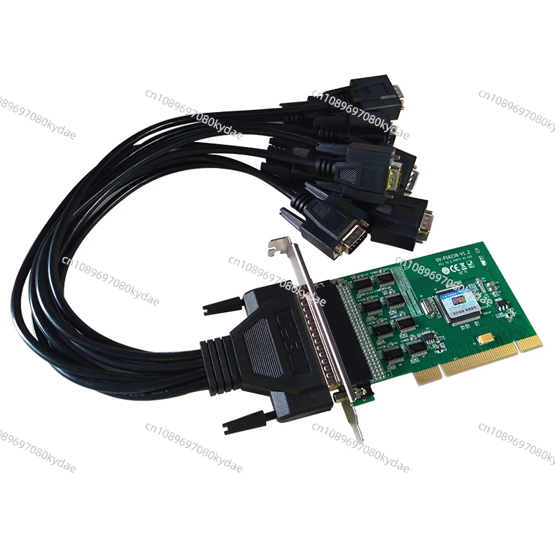 

PCI Multi-serial Port Card 8-port Expansion Card Multi-channel COM Port 9-pin Rs232 Electrostatic Protection One-to-eight Serial