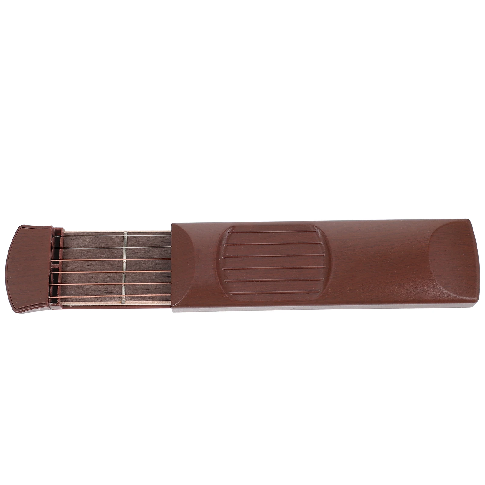

Pocket Piano Acoustic Guitar Guitars 6 Fret Chord Trainer Finger Board Portable