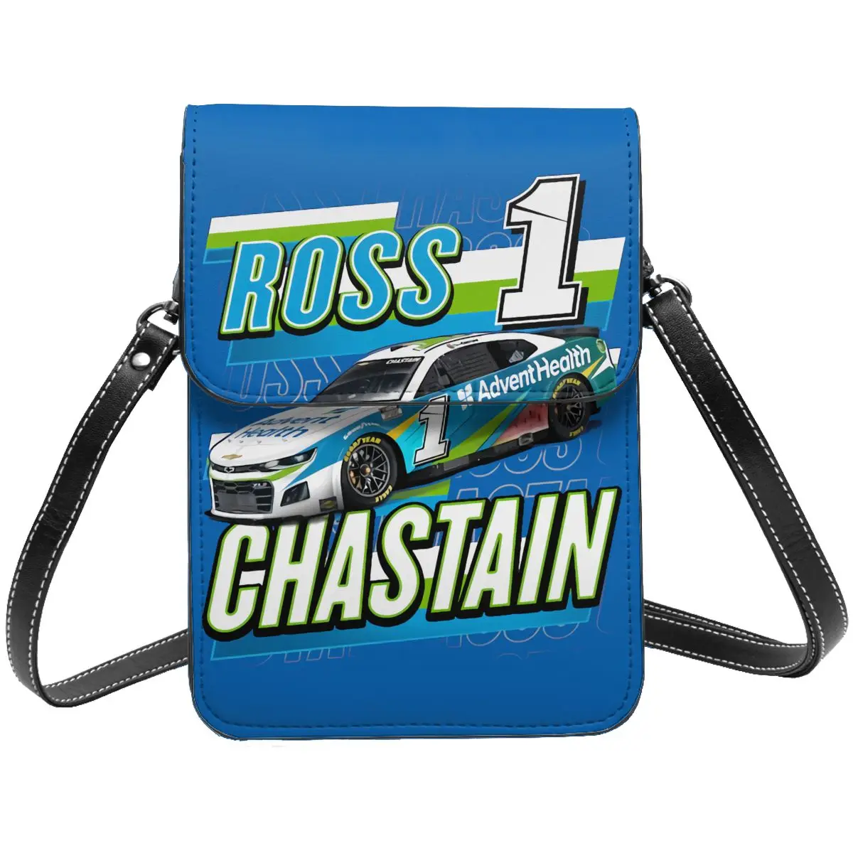 Ross Chastain 1 Crossbody Wallet Cell Phone Bag Shoulder Bag Cell Phone Purse Adjustable Strap