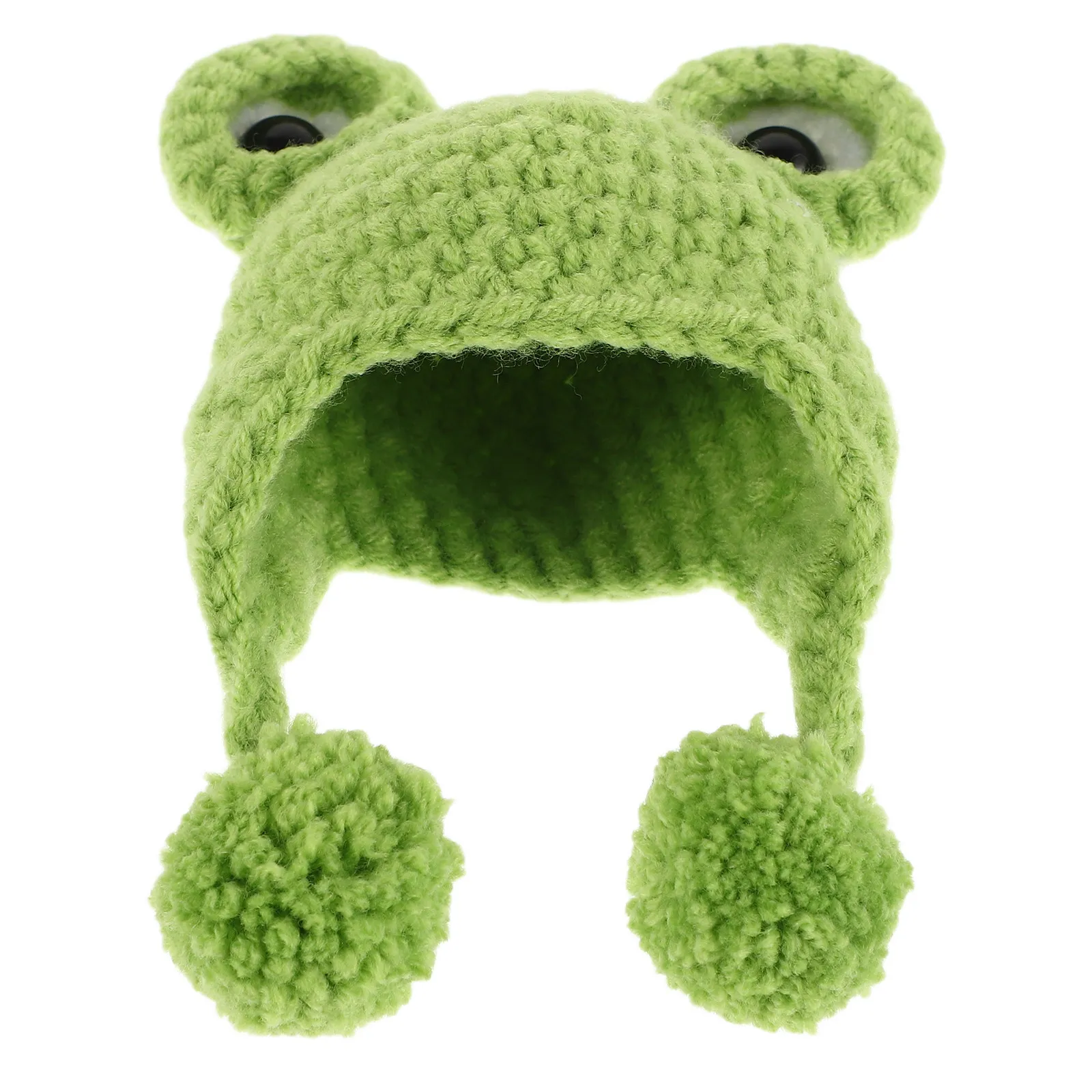 Miniature Winter Knitted Hats Cute Cartoon Dollhouse Beanie Ornaments Tiny Woolen Caps DIY Craft Supplies