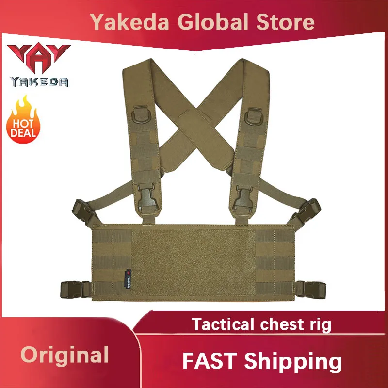 

Yakeda Tactical Vest Expansion Multi-module Universal Buckle Vest Expansion Front Multi-function Triple Front Panel