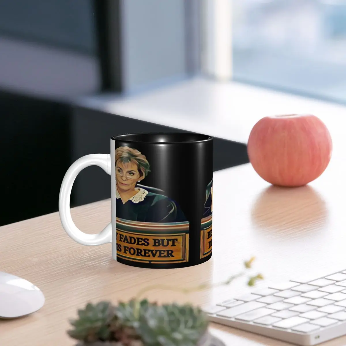 

Judge Judy Mug Funny Ceramic Coffee Cups Tea Mugs Milk Cup Drinkware Gifts for Woman Man