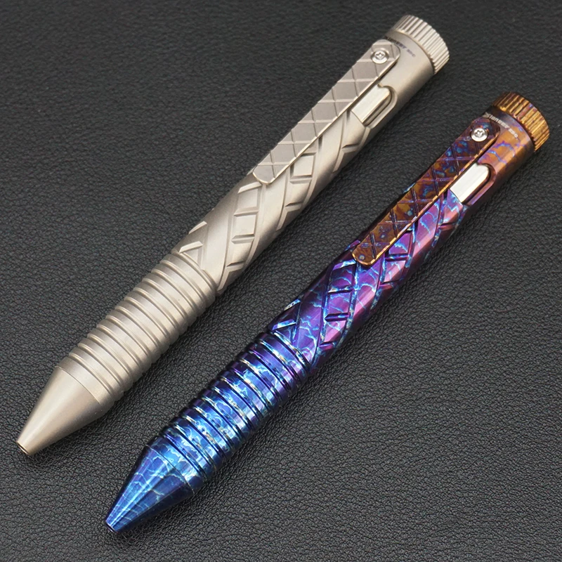 Titanium Alloy Writing Pen Multifunctional Decompression Gyro Pen EDC Portable Pen