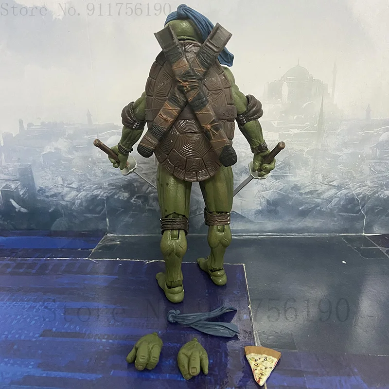 Film NECA Mutant Ninja Turtles Actionfigur Raphael Donatello Michelangelo Leonardo Shredder Krang Figuren Spielzeug – Detail 29