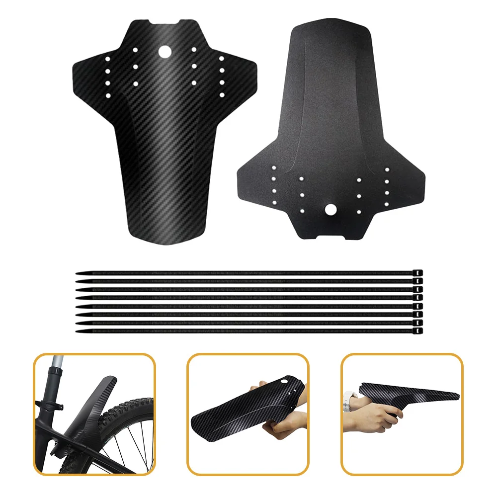 1Set Premium Bike Mudguard Easy to Install Long-Lasting Protection for Road Mountain Bikes Splashing Proof Bike Mudguards